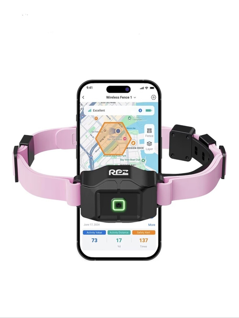 NIB Invisible Dog Fence Collar Containment System